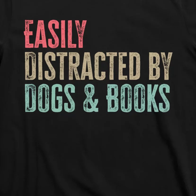 Funny Dogs Lovers And Book Gift T-Shirt