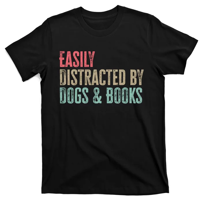 Funny Dogs Lovers And Book Gift T-Shirt