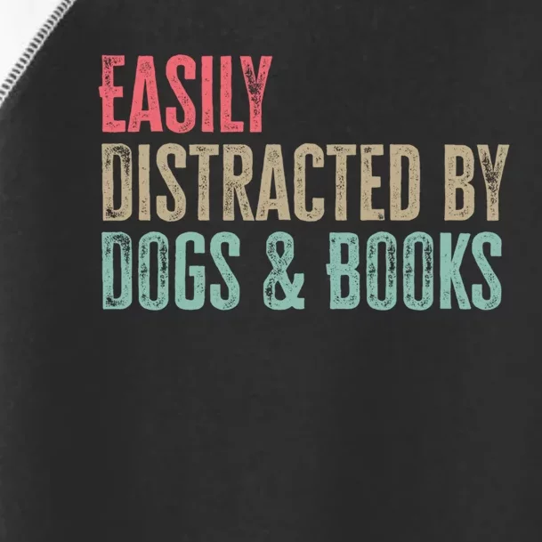 Funny Dogs Lovers And Book Gift Toddler Fine Jersey T-Shirt