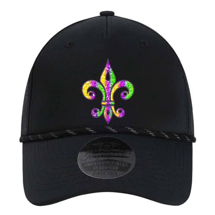 Fleur De Lis Mardi Gras Symbol Carnival Costume Party Gift Performance The Dyno Cap