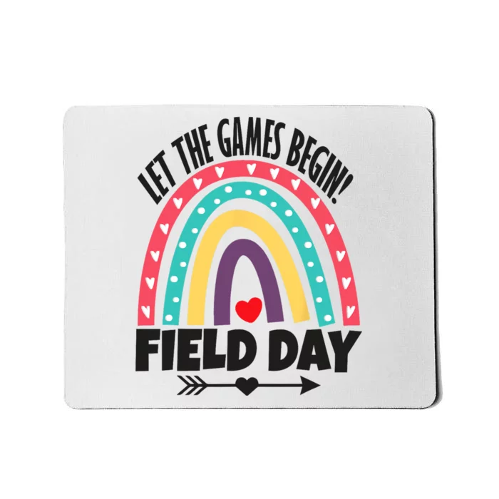 Field Day Let The Games Begin Colors Rainbow Teachers Mousepad