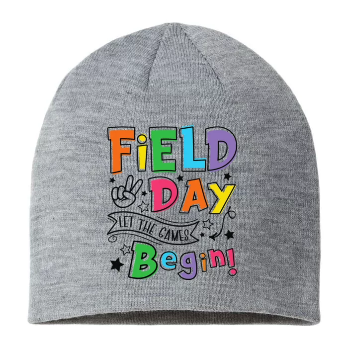 Field Day Let The Games Begin Teachers Gifts 8 1/2in Sustainable Knit Beanie