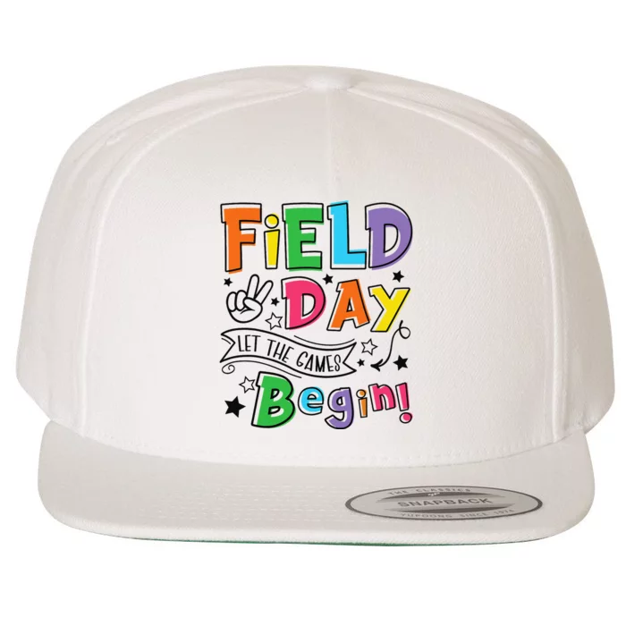 Field Day Let The Games Begin Teachers Gifts Wool Snapback Cap