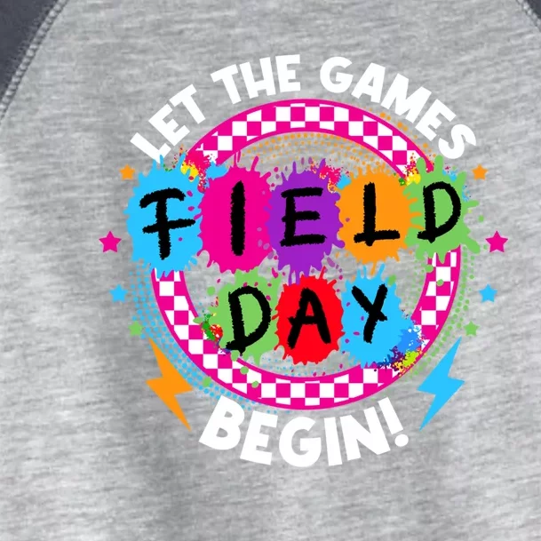 Field Day Let Games Start Begin Teachers Field Day 2024 Cool Gift Toddler Fine Jersey T-Shirt