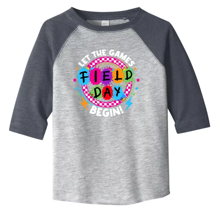 Field Day Let Games Start Begin Teachers Field Day 2024 Cool Gift Toddler Fine Jersey T-Shirt