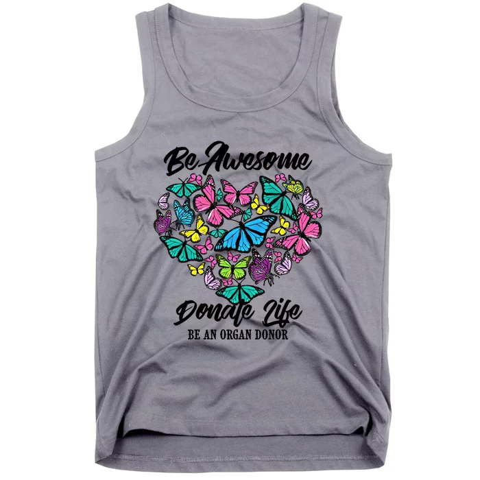 Funny Donate Life Be An Organ Donor Cute Donation Gift Tank Top