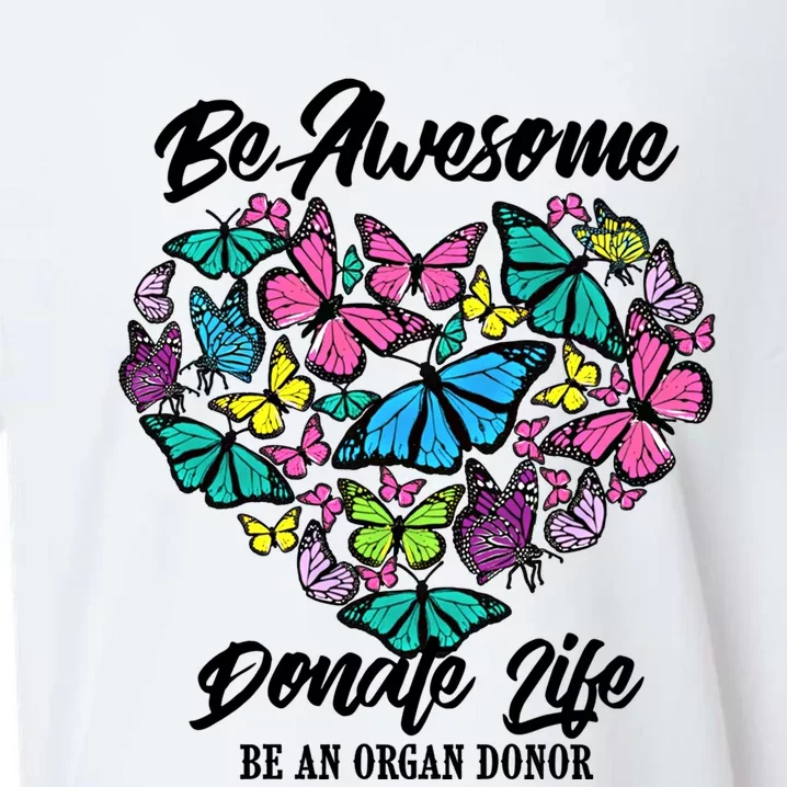 Funny Donate Life Be An Organ Donor Cute Donation Gift Sueded Cloud Jersey T-Shirt