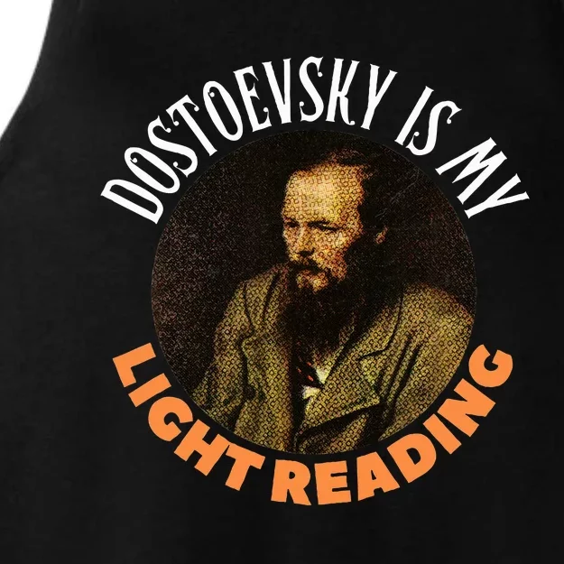 Fyodor Dostoevsky Literature Karamazov Light Reading Ladies Tri-Blend Wicking Tank