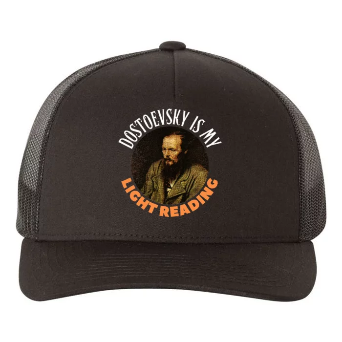 Fyodor Dostoevsky Literature Karamazov Light Reading Yupoong Adult 5-Panel Trucker Hat