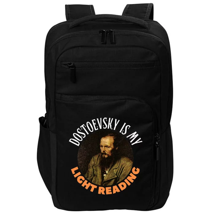 Fyodor Dostoevsky Literature Karamazov Light Reading Impact Tech Backpack