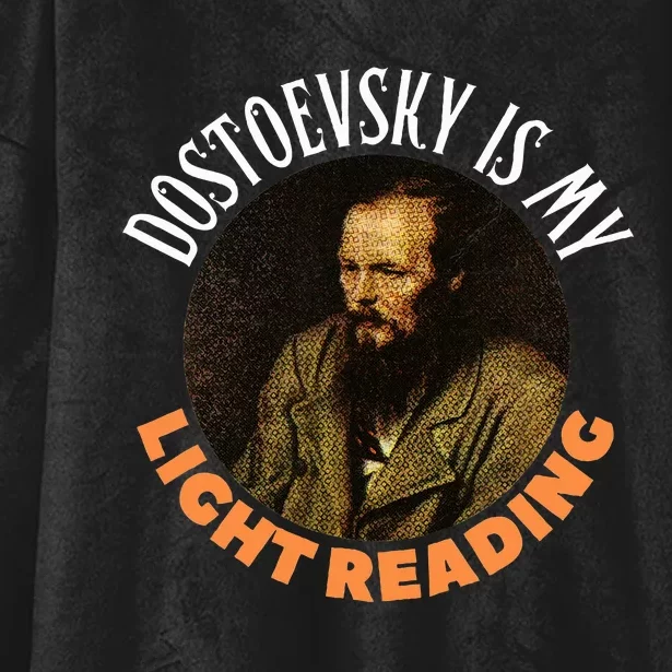 Fyodor Dostoevsky Literature Karamazov Light Reading Hooded Wearable Blanket