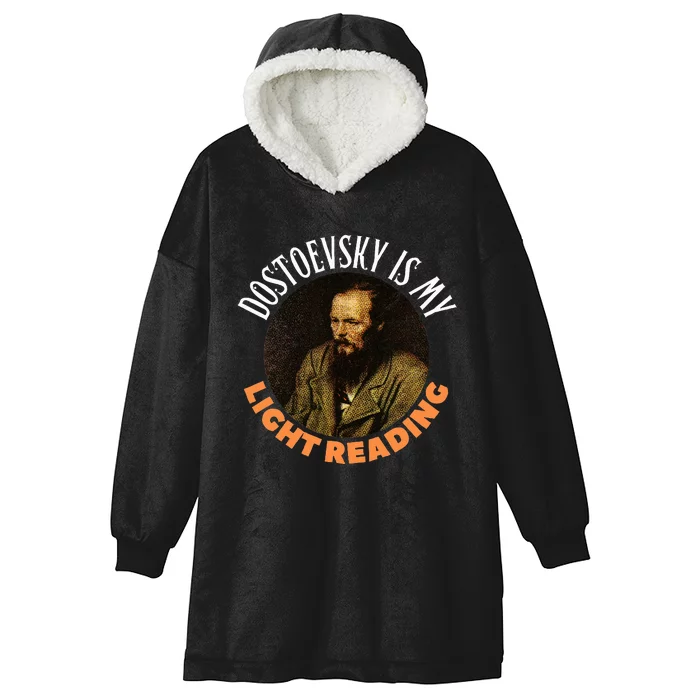 Fyodor Dostoevsky Literature Karamazov Light Reading Hooded Wearable Blanket