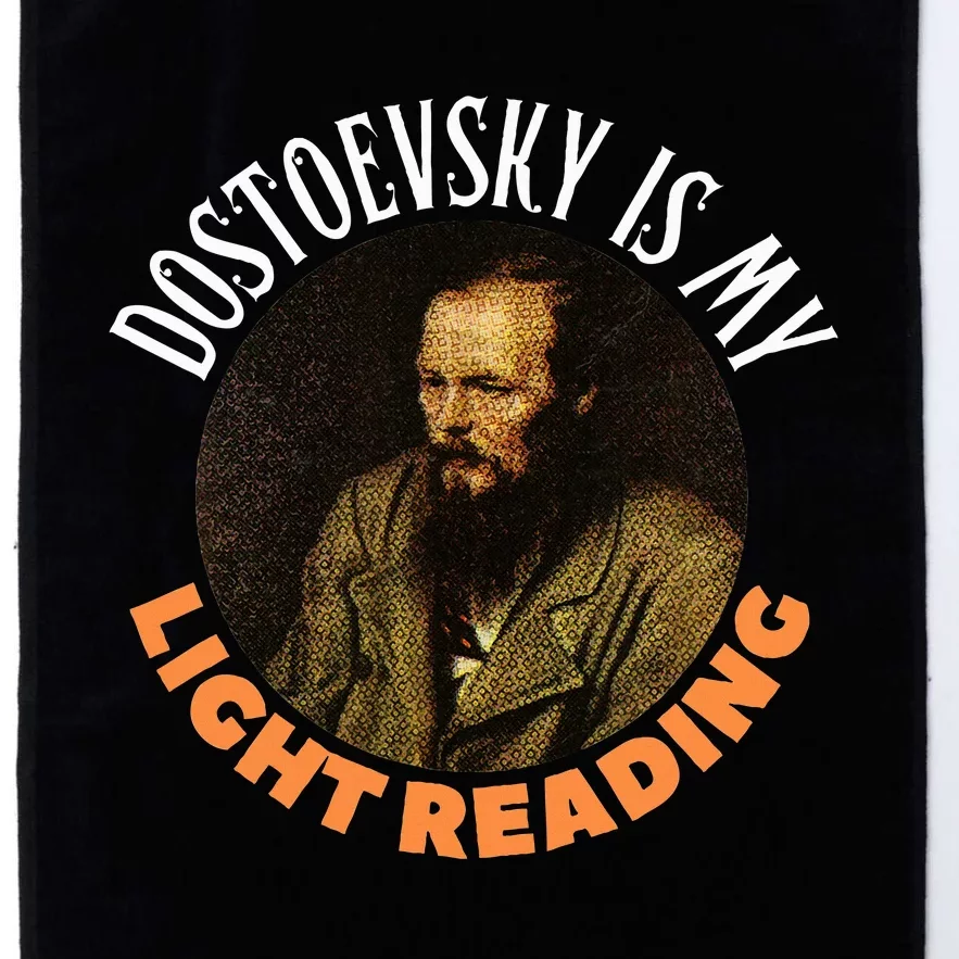 Fyodor Dostoevsky Literature Karamazov Light Reading Platinum Collection Golf Towel