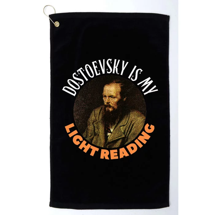 Fyodor Dostoevsky Literature Karamazov Light Reading Platinum Collection Golf Towel