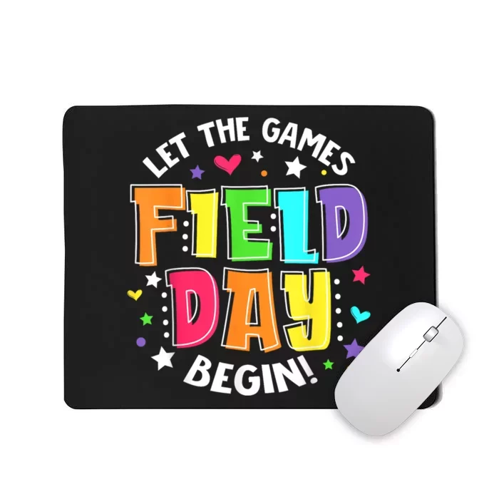 Field Day Let The Games Begin Boy Girl Teacher Mousepad