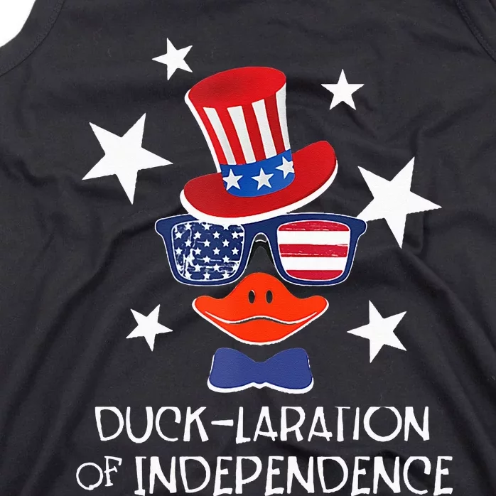 Funny Duck Lover 4th Of July Patriotic Pun Tank Top