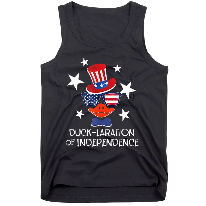 Funny Duck Lover 4th Of July Patriotic Pun Tank Top