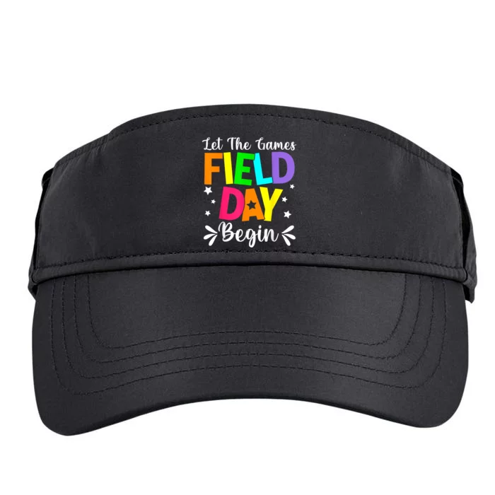 Field Day Let The Games Begin Teacher Boy Field Day Adult Drive Performance Visor