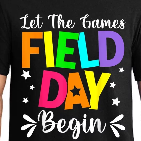 Field Day Let The Games Begin Teacher Boy Field Day Pajama Set