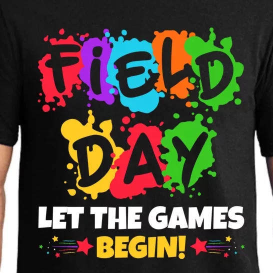 Field Day Let Games Start Begin Teachers Field Day Gift Pajama Set