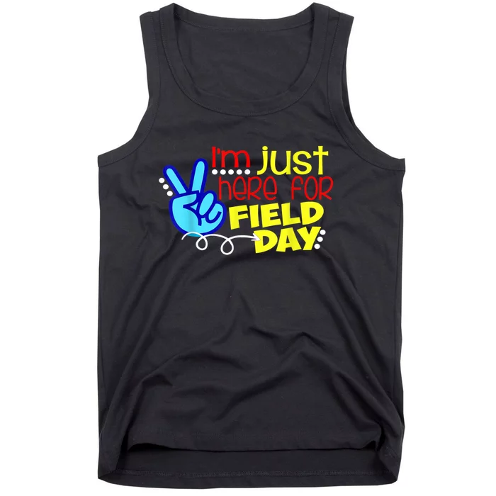 Field Day Last Day School Just Here For Field Day Tank Top