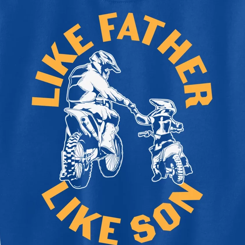 Father's Day Like Dad Like Son Fatherhood Gift Kids Sweatshirt