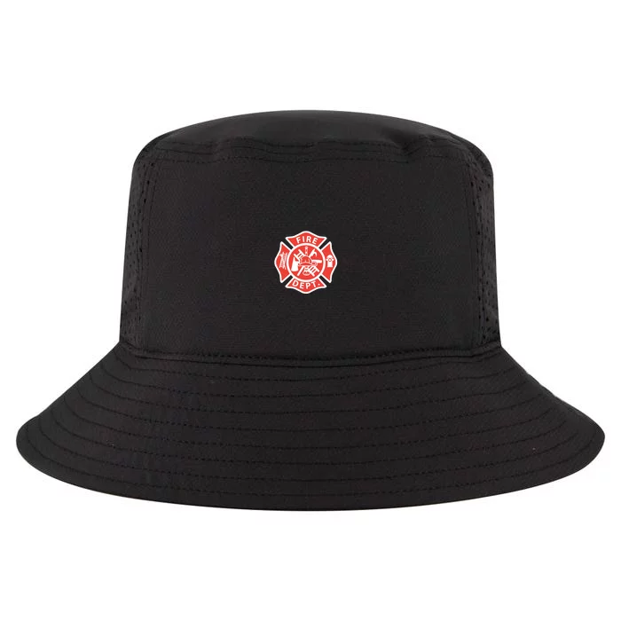 Fire Department Logo Uniform Fireman Symbol Firefighter Gear Cool Comfort Performance Bucket Hat