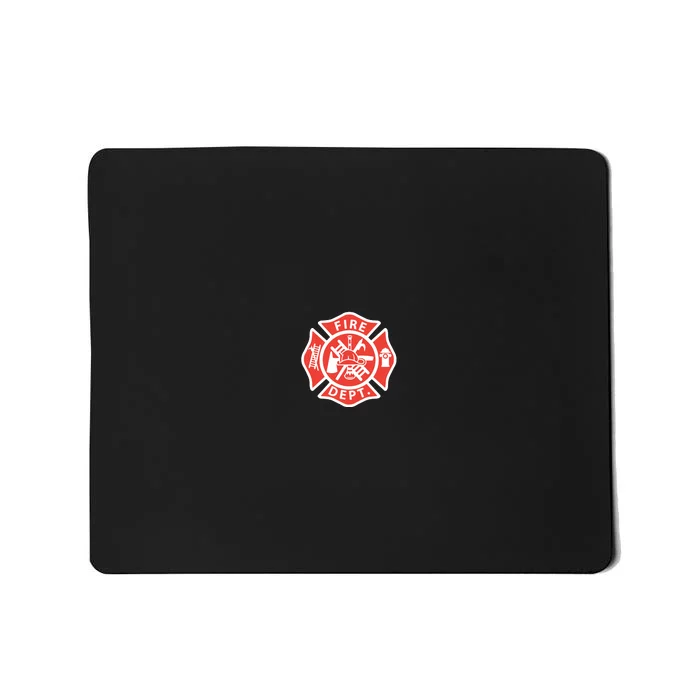 Fire Department Logo Uniform Fireman Symbol Firefighter Gear Mousepad