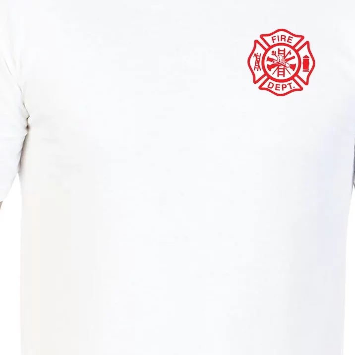 Fire Department Logo Uniform Fireman Symbol Firefighter Gear Comfort Colors T-Shirt