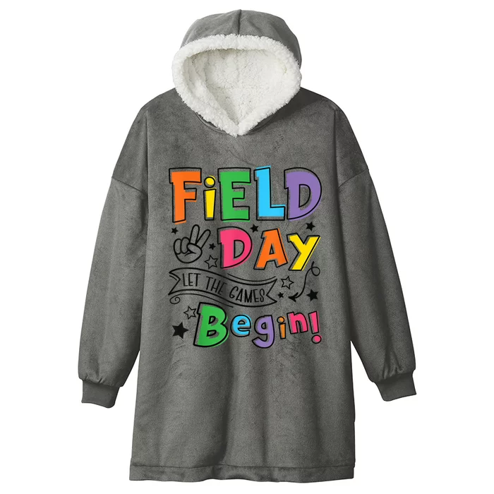 Field Day Let The Games Begin Hooded Wearable Blanket