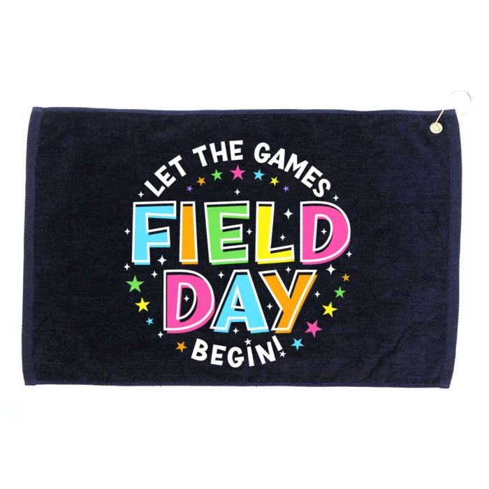 Field Day Let Games Start Begin Teachers Grommeted Golf Towel