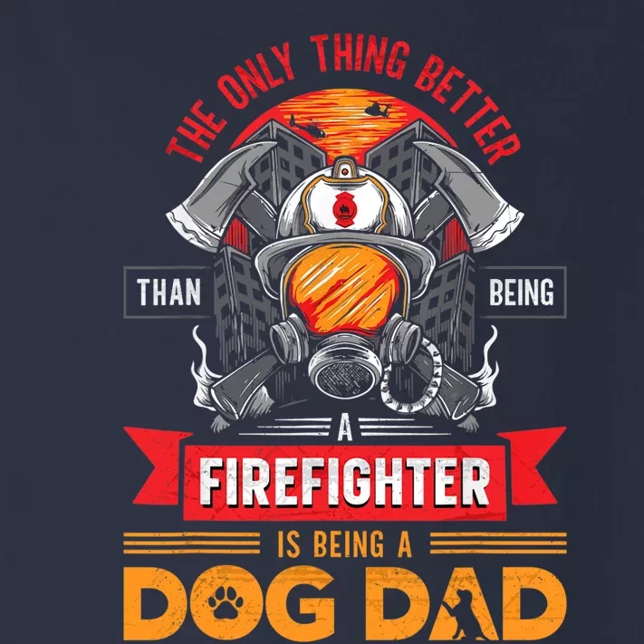 Firefighter Dog Lover Firefighting Pipeman Fireman Dog Dad Toddler Long Sleeve Shirt