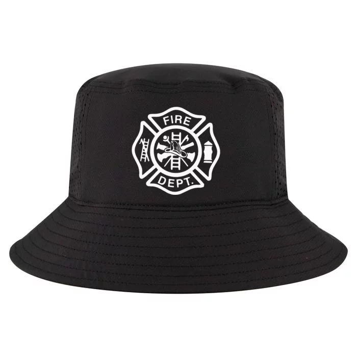 Fire Department Logo Uniform Fireman Symbol Firefighter Gear Cool Comfort Performance Bucket Hat