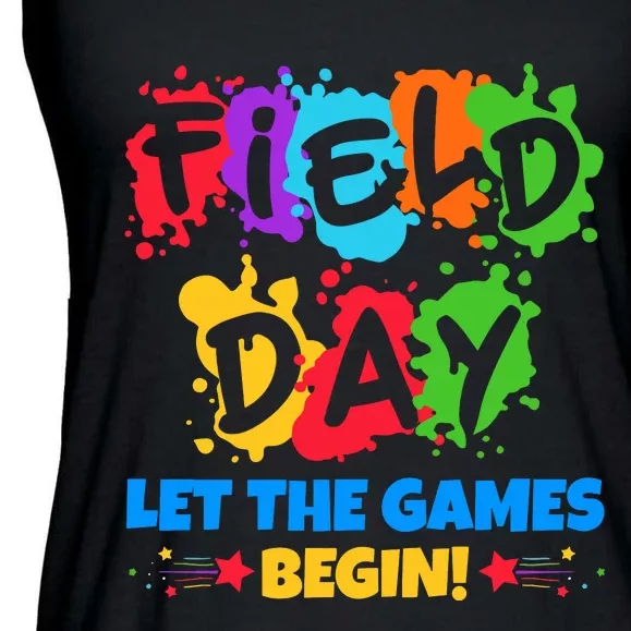 Field Day Let The Games Begin Sporty Day Ladies Essential Flowy Tank