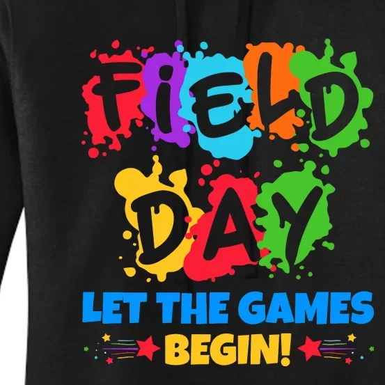 Field Day Let The Games Begin Sporty Day Women's Pullover Hoodie