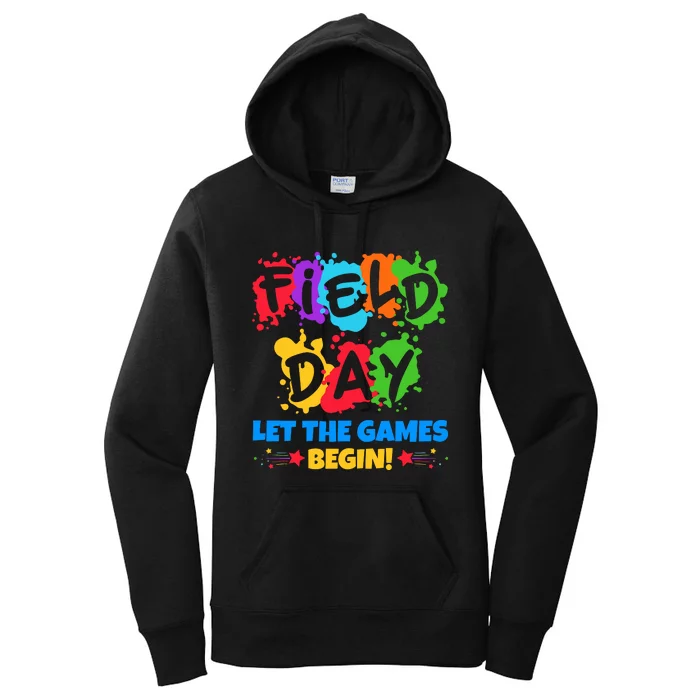 Field Day Let The Games Begin Sporty Day Women's Pullover Hoodie