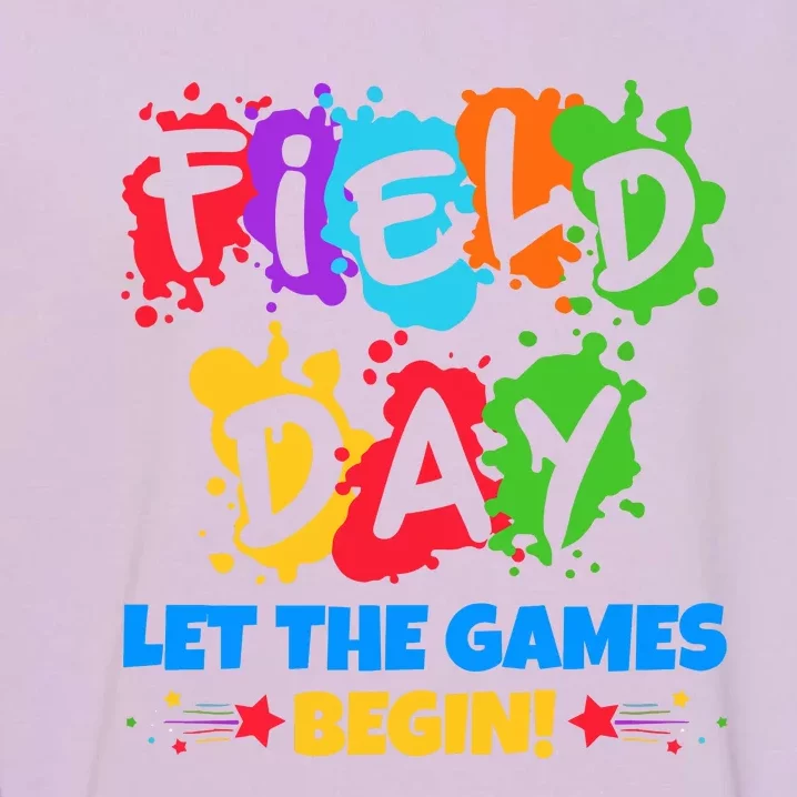 Field Day Let The Games Begin Sporty Day Garment-Dyed Sweatshirt