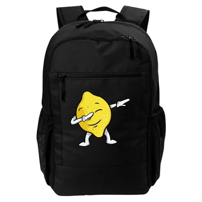 Funny Dabbing Lemon Illustration Lemonade Lover Daily Commute Backpack