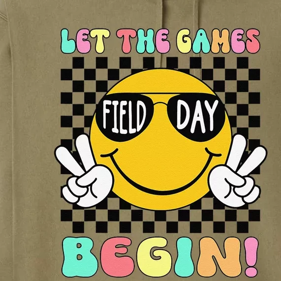 Field Day Let The Games Begin 2024 Teachers Premium Hoodie