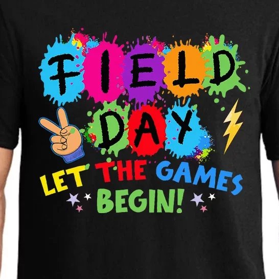 Field Day Let Games Start Begin Teachers Field Day 2024 Pajama Set