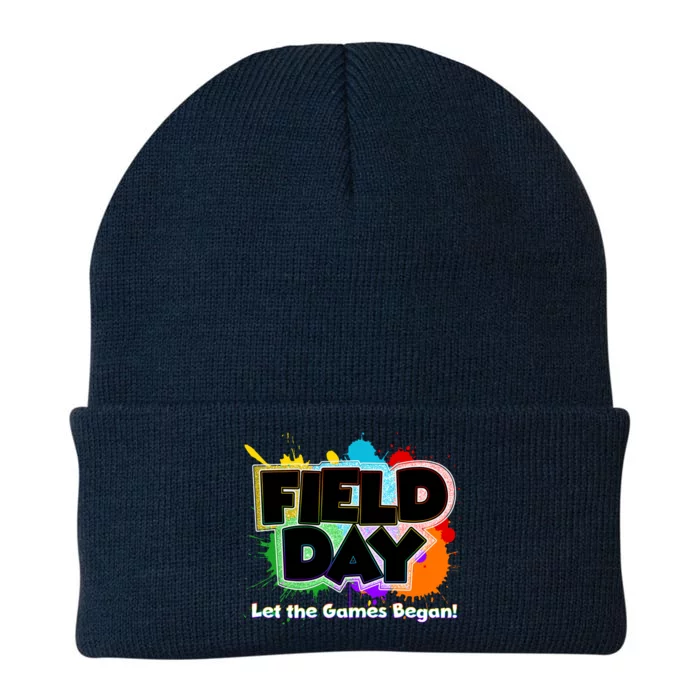 Field Day Let The Game Begin Knit Cap Winter Beanie