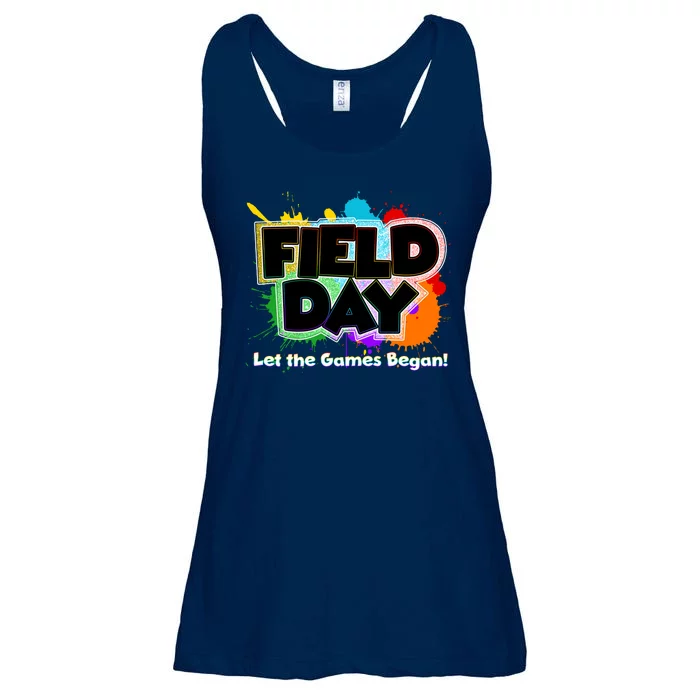 Field Day Let The Game Begin Ladies Essential Flowy Tank