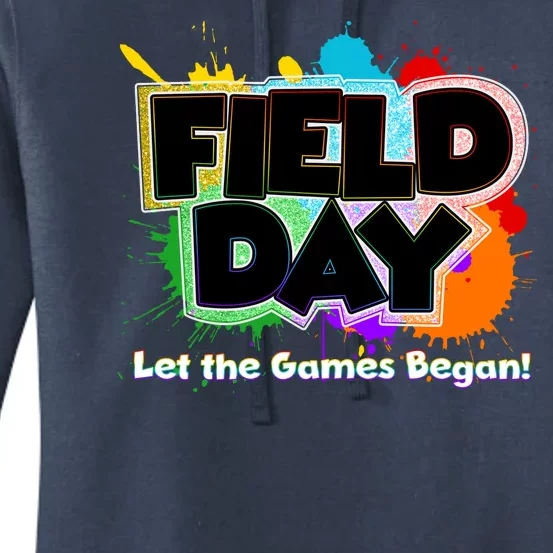 Field Day Let The Game Begin Women's Pullover Hoodie