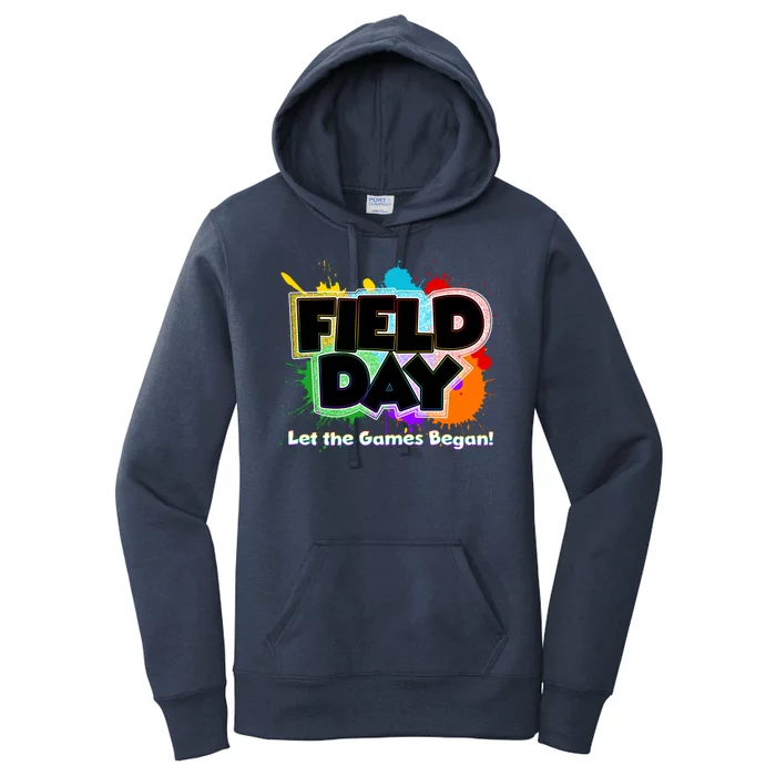 Field Day Let The Game Begin Women's Pullover Hoodie