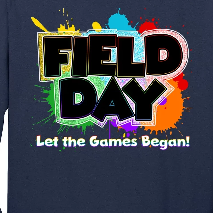 Field Day Let The Game Begin Tall Long Sleeve T-Shirt