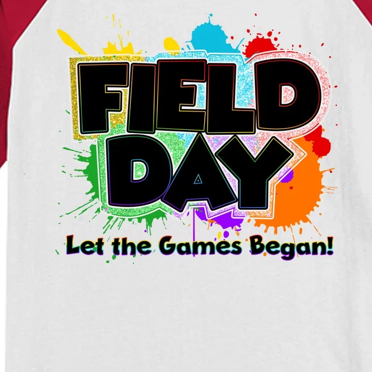 Field Day Let The Game Begin Kids Colorblock Raglan Jersey