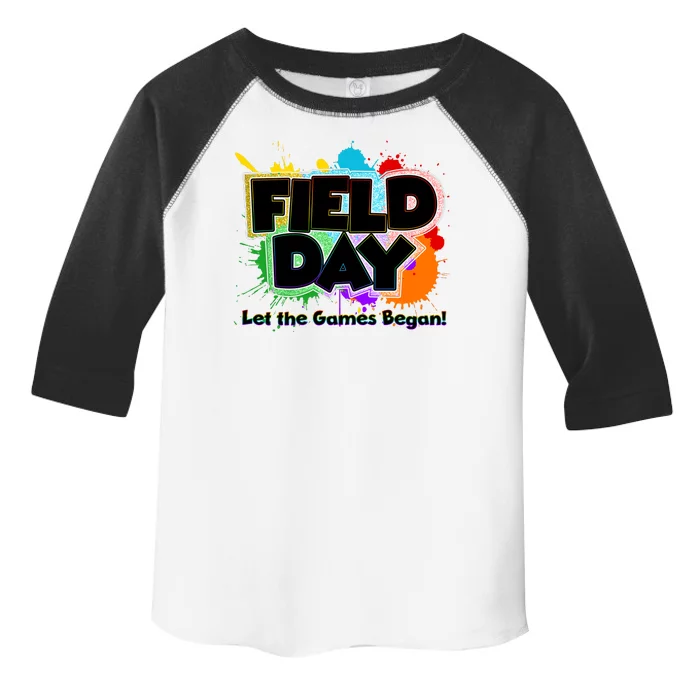 Field Day Let The Game Begin Toddler Fine Jersey T-Shirt