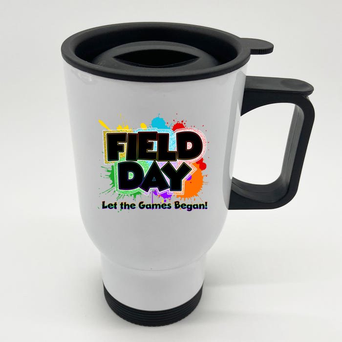 Field Day Let The Game Begin Front & Back Stainless Steel Travel Mug