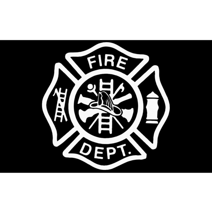 Fire Department Logo Uniform Fireman Symbol Firefighter Gear Bumper Sticker