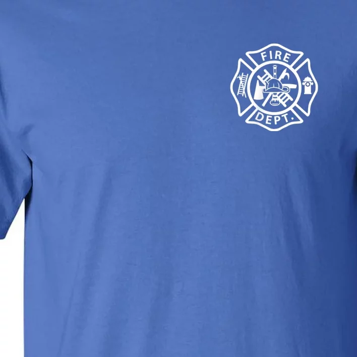 Fire Department Logo Uniform Fireman Symbol Firefighter Gear Tall T-Shirt